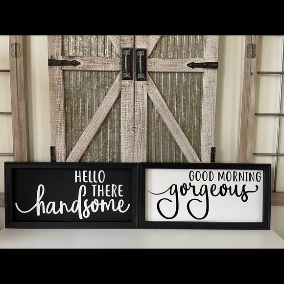 Hello There Handsome Good Morning Gorgeous Set - Picture 1 of 1